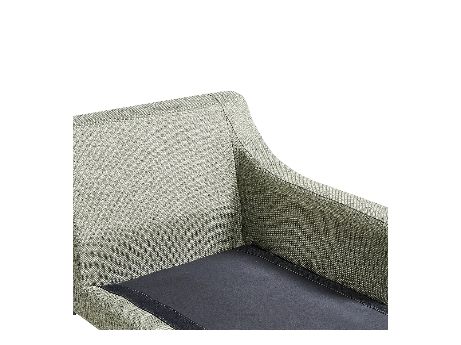 Chaise longue côté droite EWRON Tissu Vert