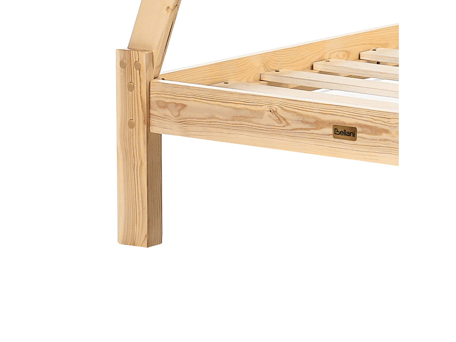 Lit enfant tipi 90 x 200 cm en bois clair DEVAY