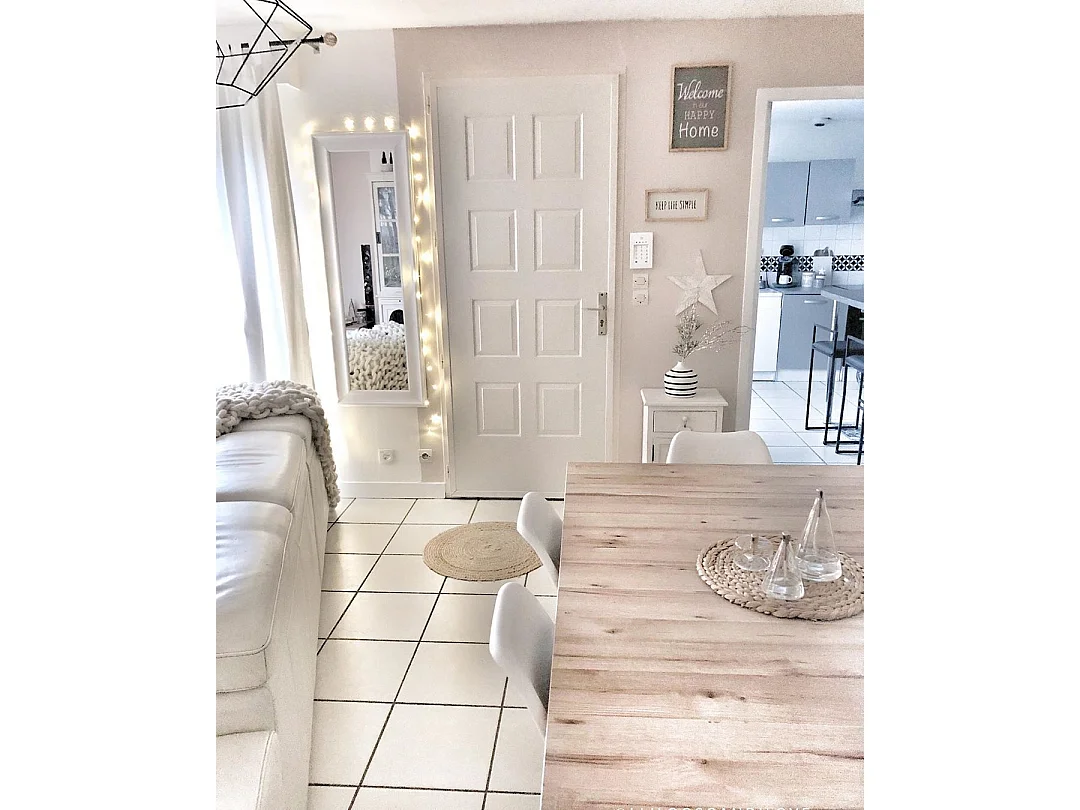 Miroir LUNEL 51 cm 141 cm Blanc