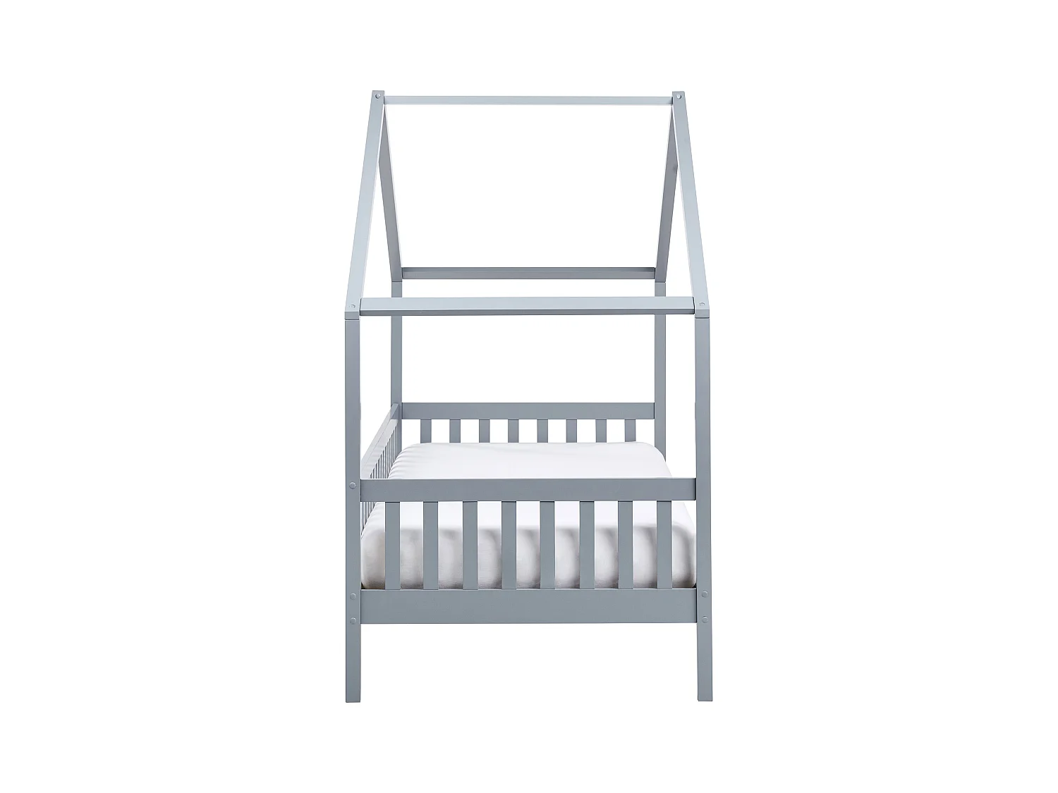 Letto per bambini legno grigio 90 x 200 cm CHARRIN