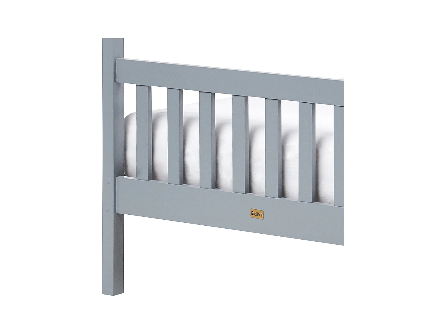 Letto per bambini legno grigio 90 x 200 cm CHARRIN