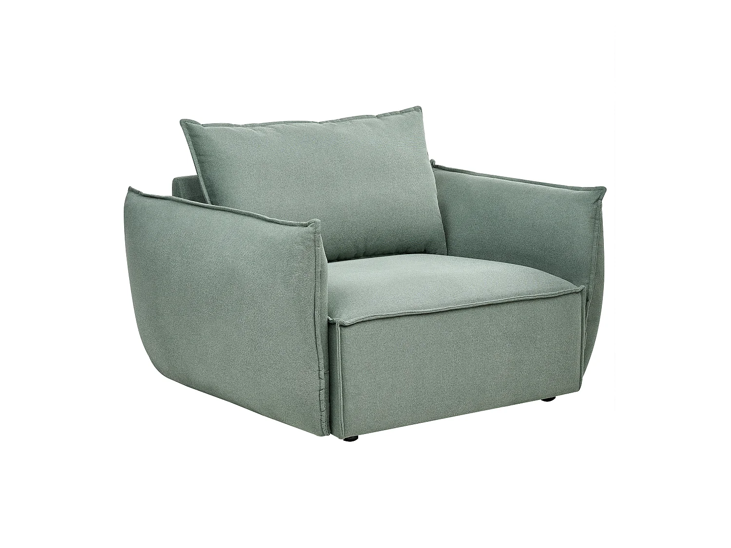 Fauteuil KUNES Tissu Vert clair