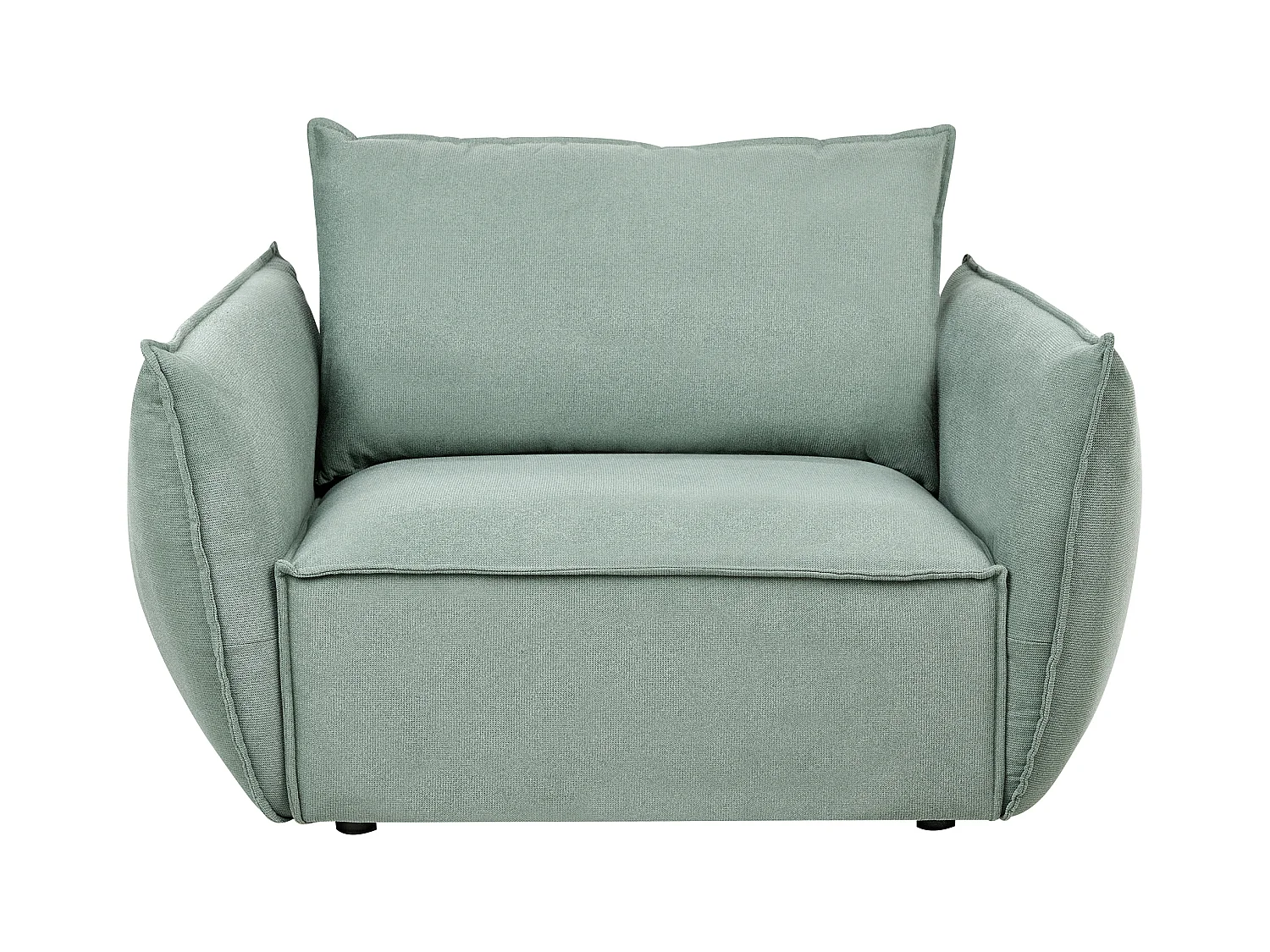 Fauteuil KUNES Tissu Vert clair