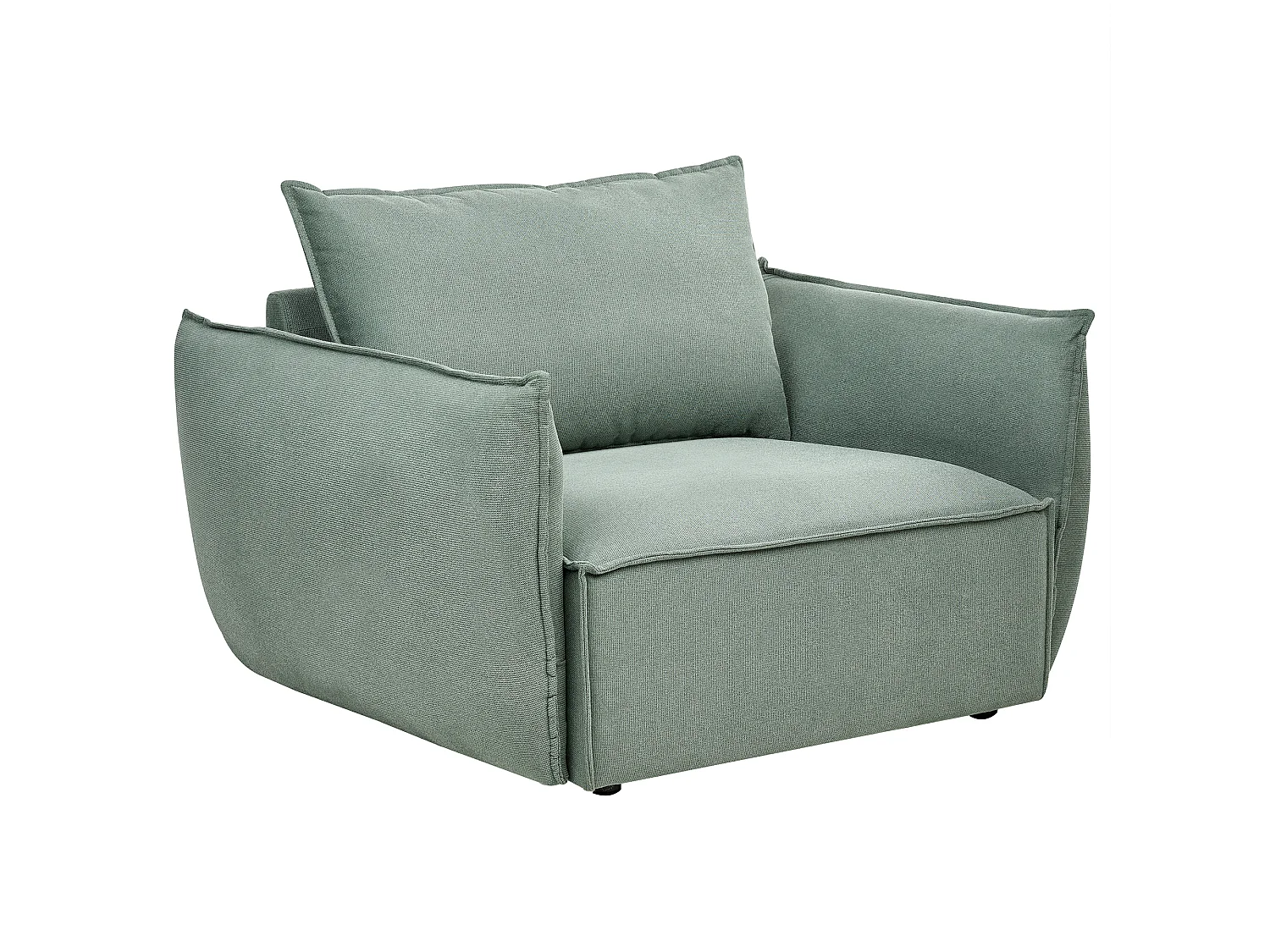 Fauteuil KUNES Tissu Vert clair