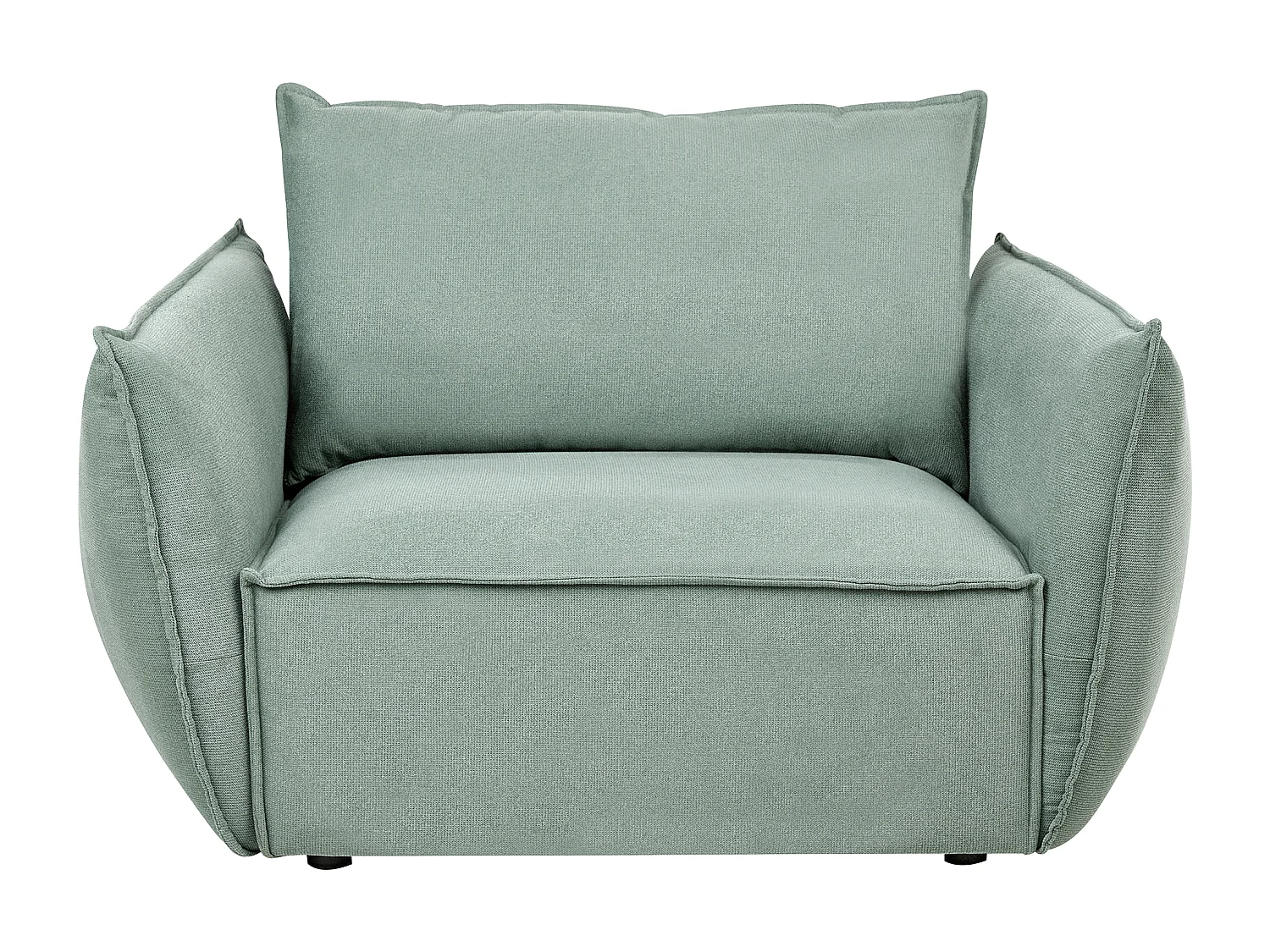 Fauteuil KUNES Tissu Vert clair