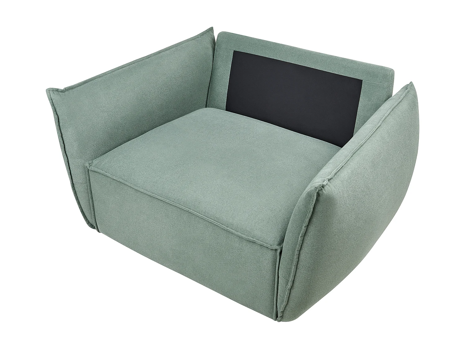 Fauteuil KUNES Tissu Vert clair