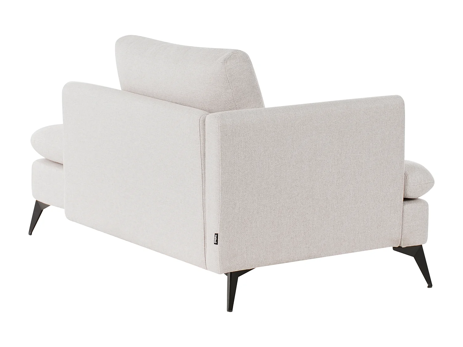 Chaise longue côté gauche SIEVOZ Tissu Beige clair