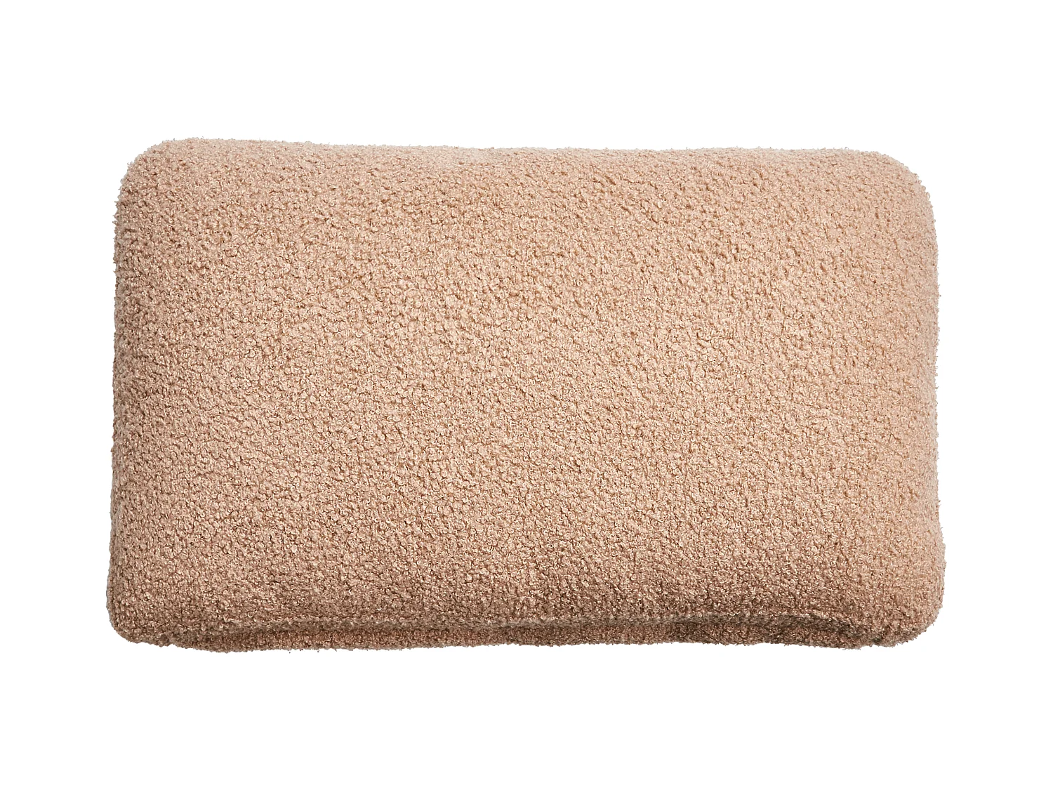 Chaise longue côté droite EWRON Bouclé Beige sable