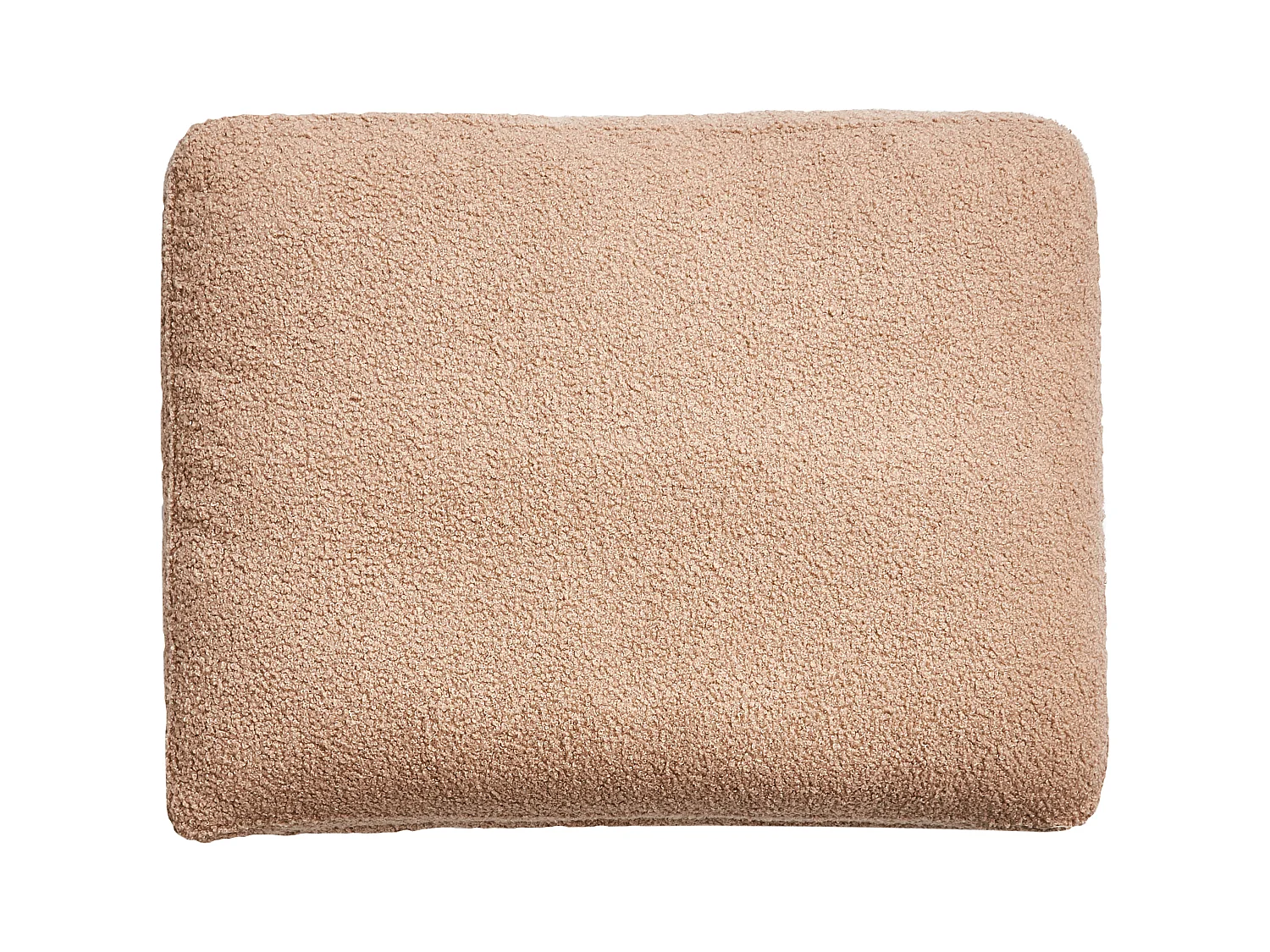 Chaise longue côté droite EWRON Bouclé Beige sable