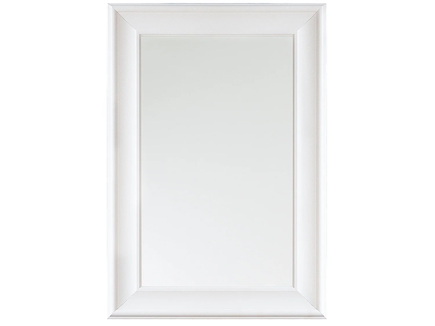 Wandspiegel LUNEL 60 cm 90 cm Wit