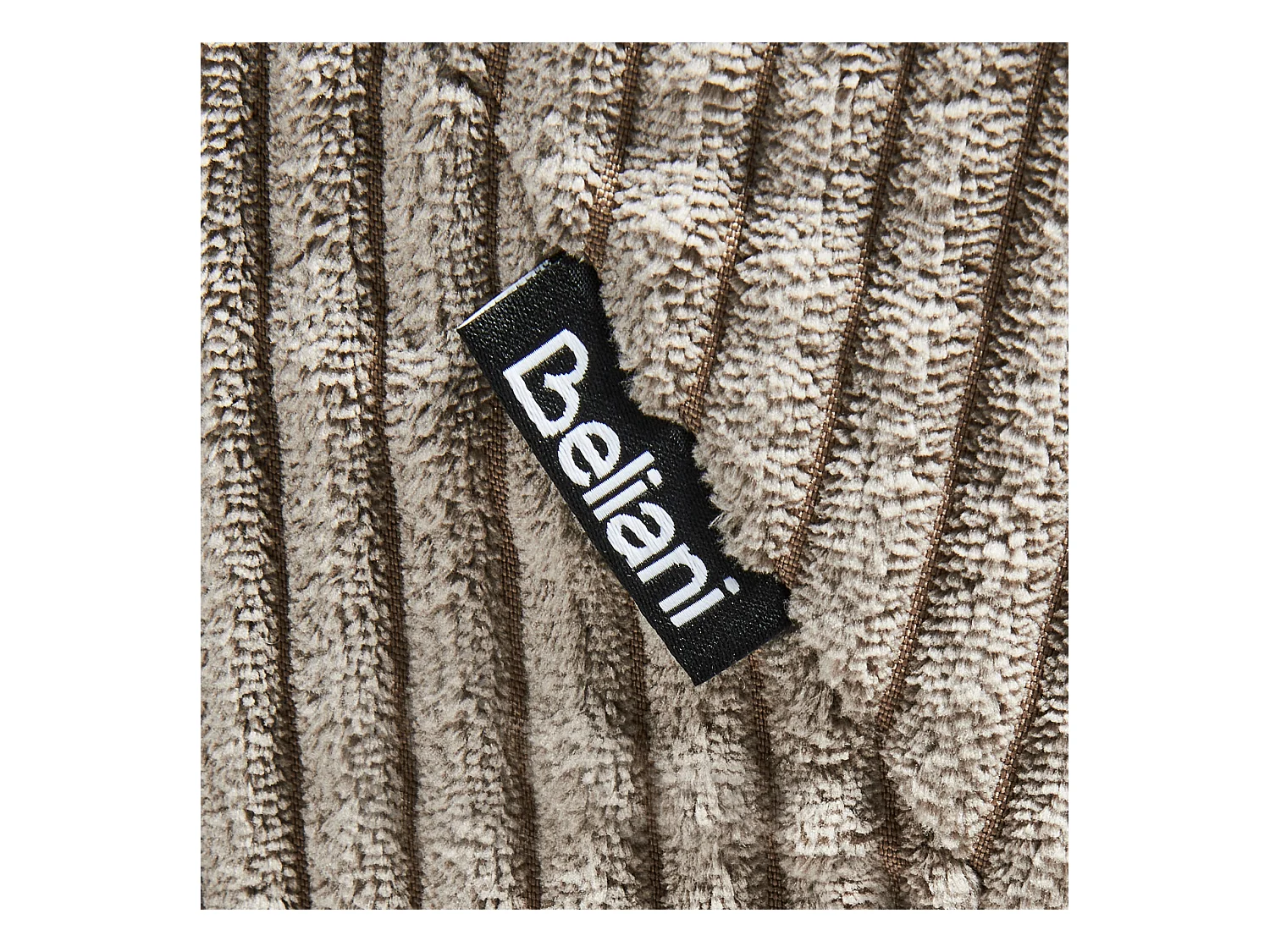 Zestaw 2 krzeseł do jadalni RATON Sztruks Beżowoszary