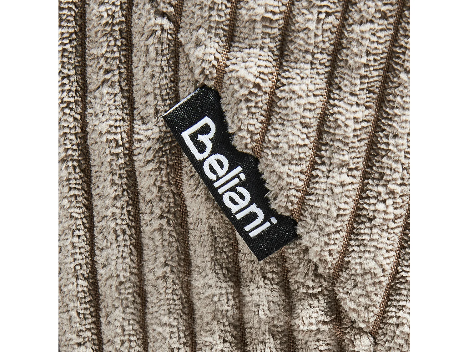 Set di 2 sedie da pranzo RATON Velluto a coste Tortora