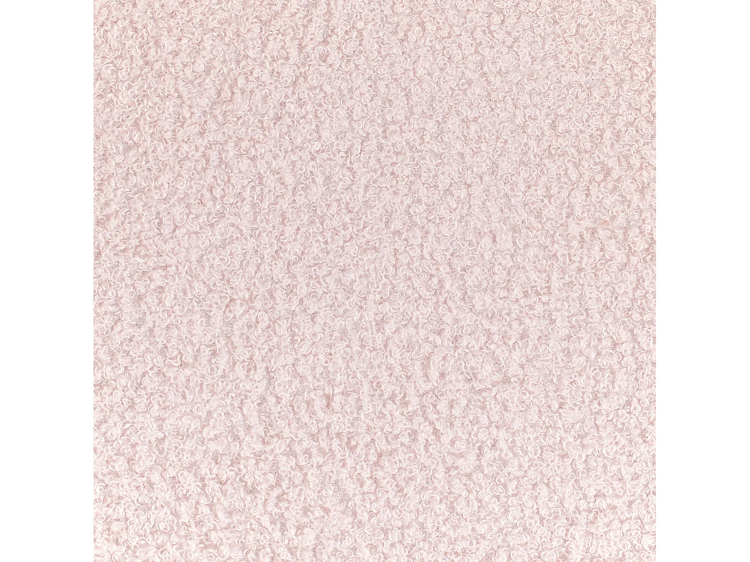 Poltrona per bambini bouclé rosa pastello MILAND