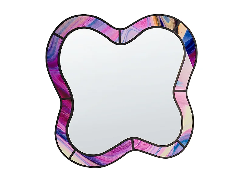 Miroir PULNOY 72 cm 80 cm Rose