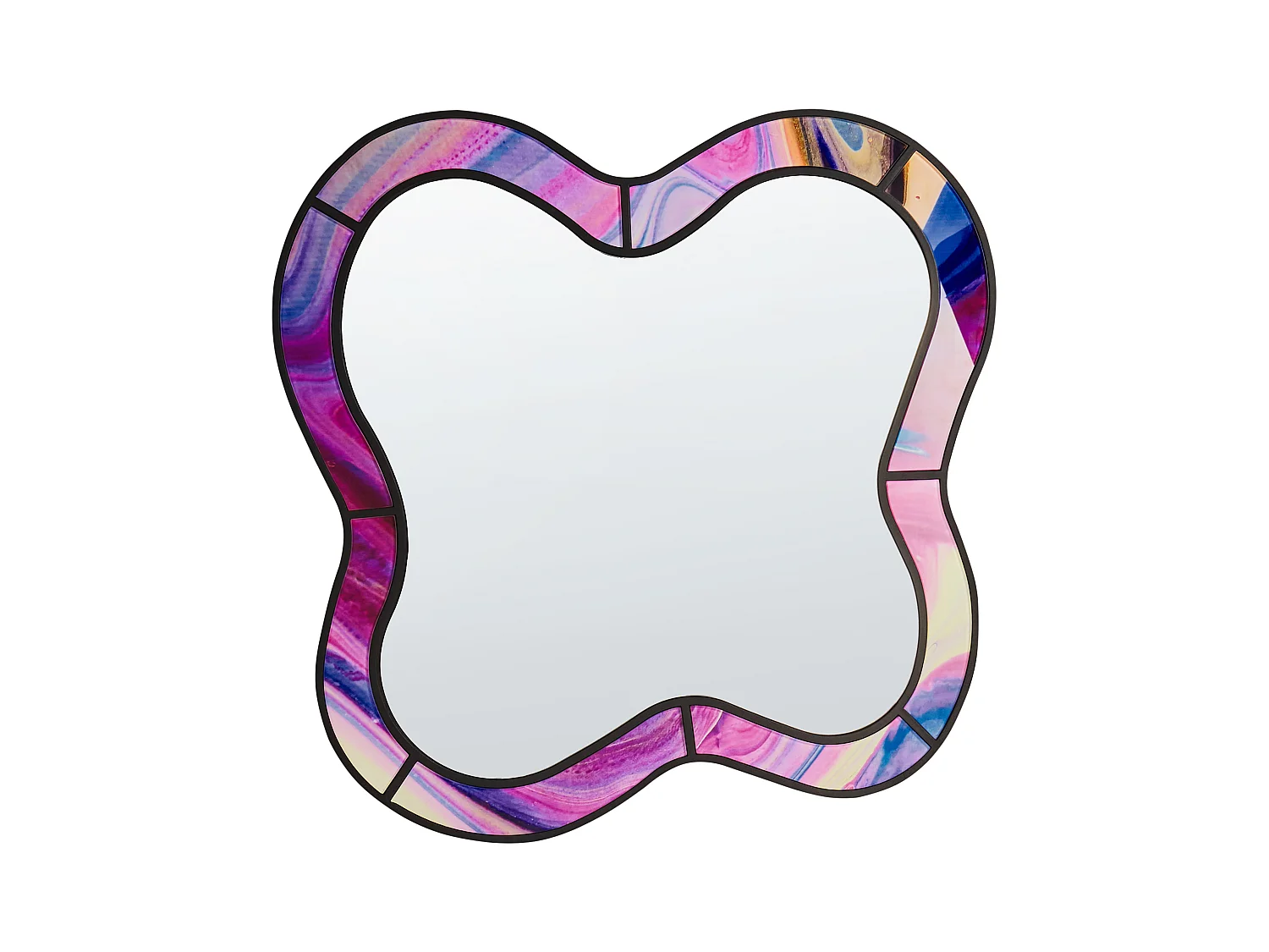 Miroir PULNOY 72 cm 80 cm Rose