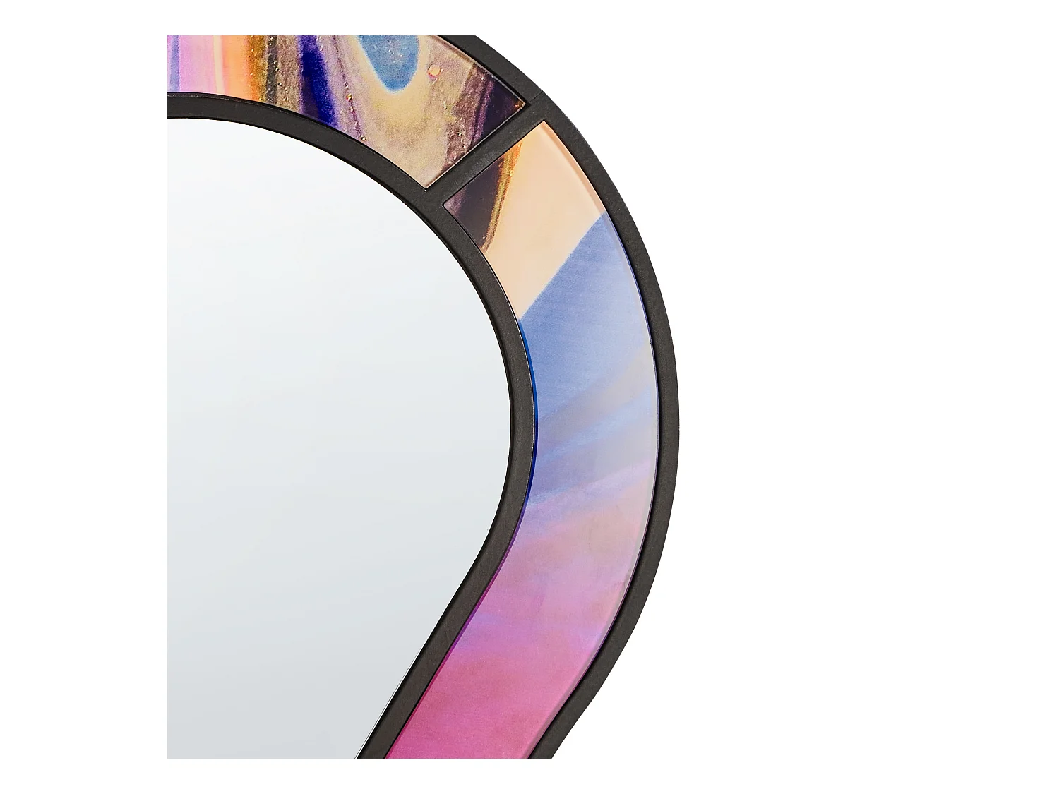 Miroir PULNOY 72 cm 80 cm Rose