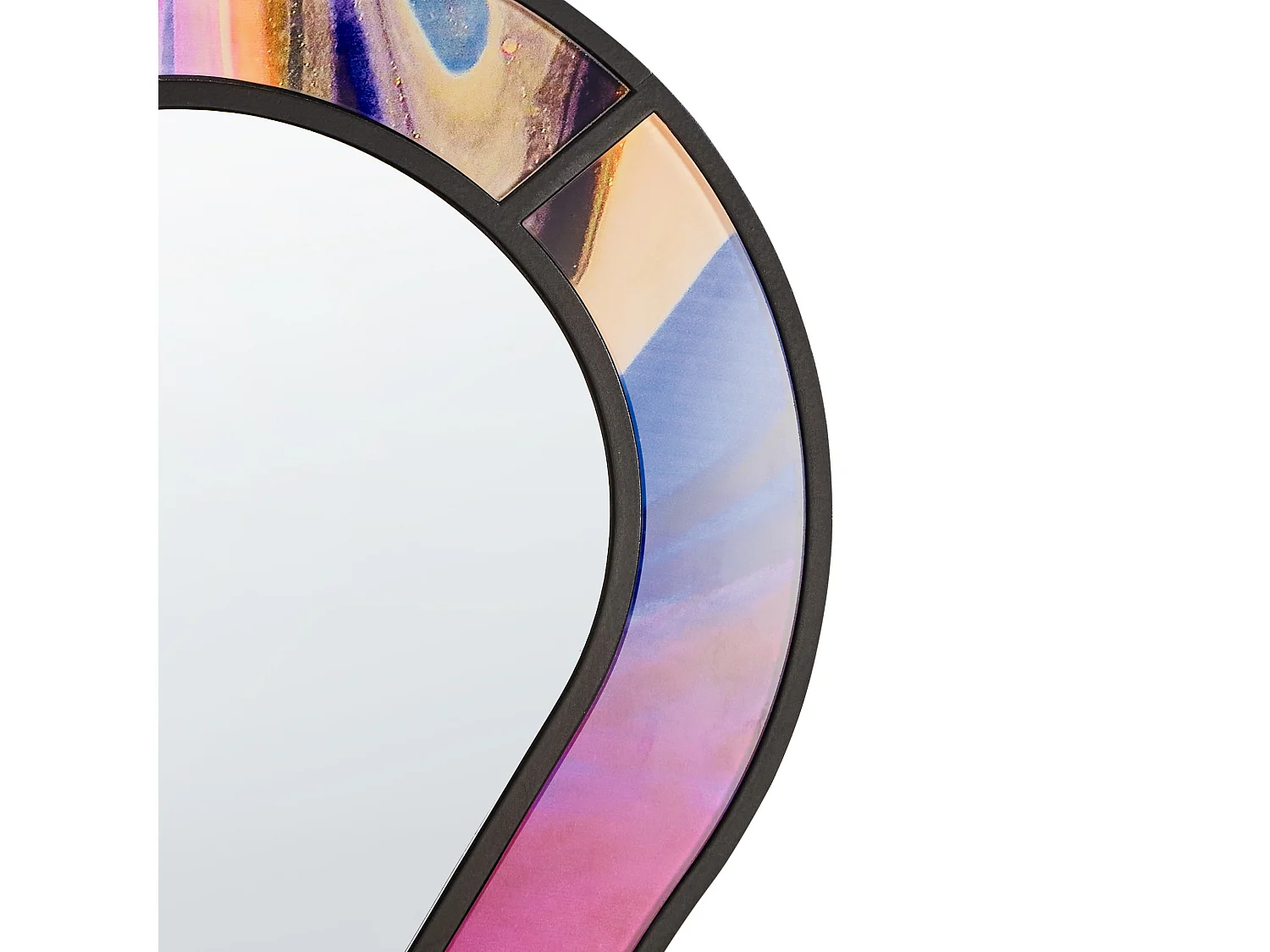 Miroir PULNOY 72 cm 80 cm Rose