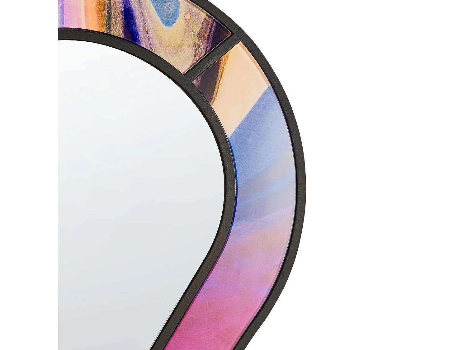 Miroir PULNOY 72 cm 80 cm Rose