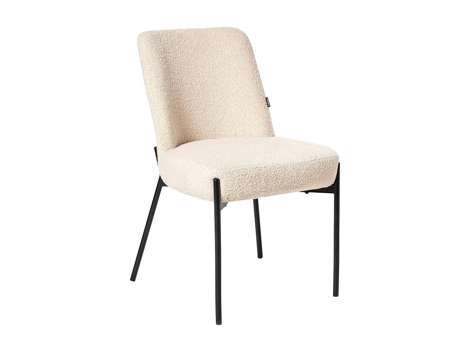 Lot de 2 chaises MALIN Bouclé Beige clair
