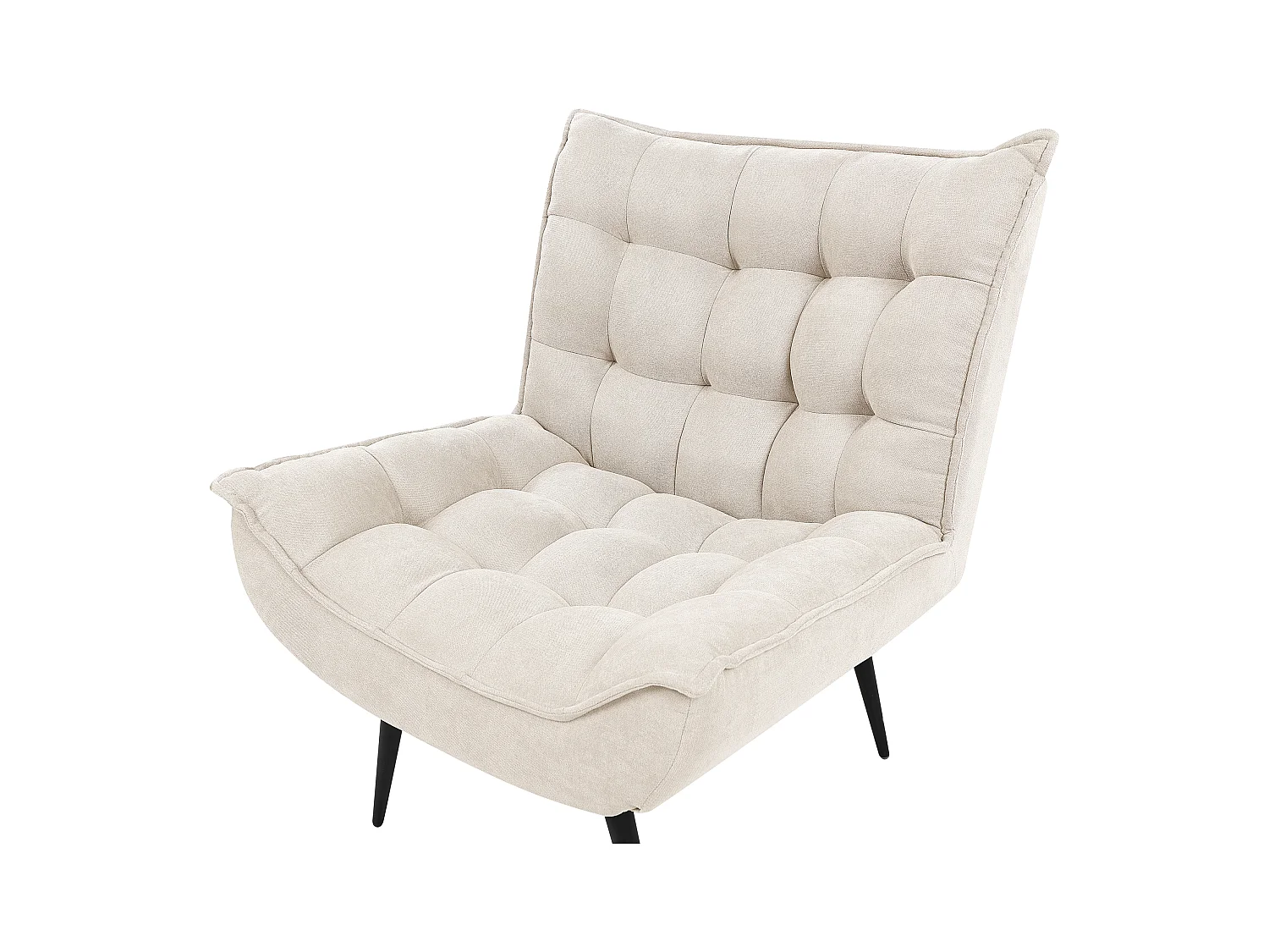 Fauteuil ALVESTA Tissu Beige clair