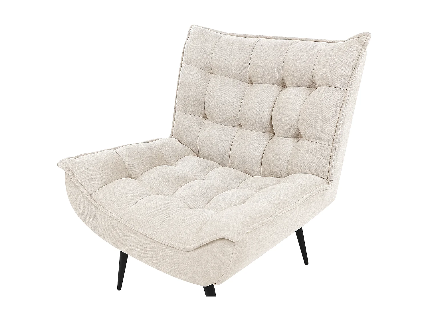 Fauteuil ALVESTA Tissu Beige clair