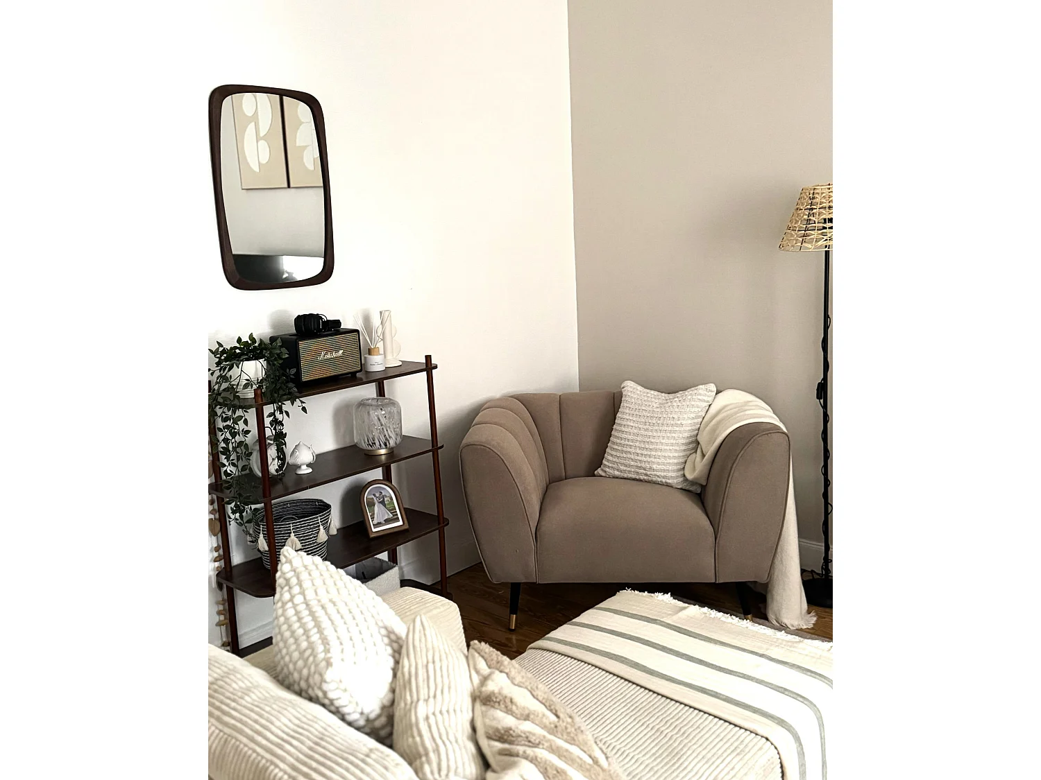 Armchair ORSTA Fabric Taupe