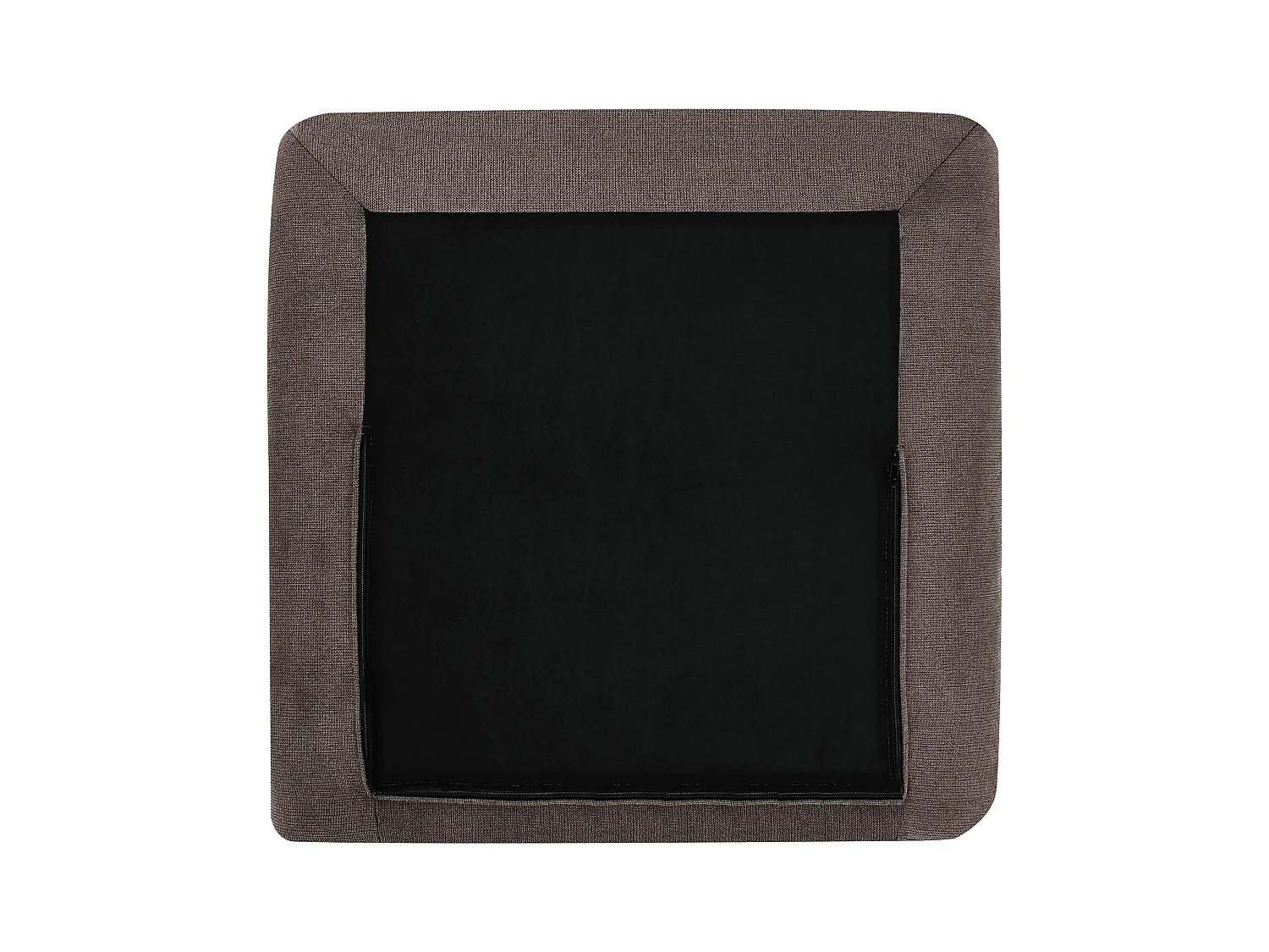 Chaise longue côté droit SIEVOZ Tissu Marron