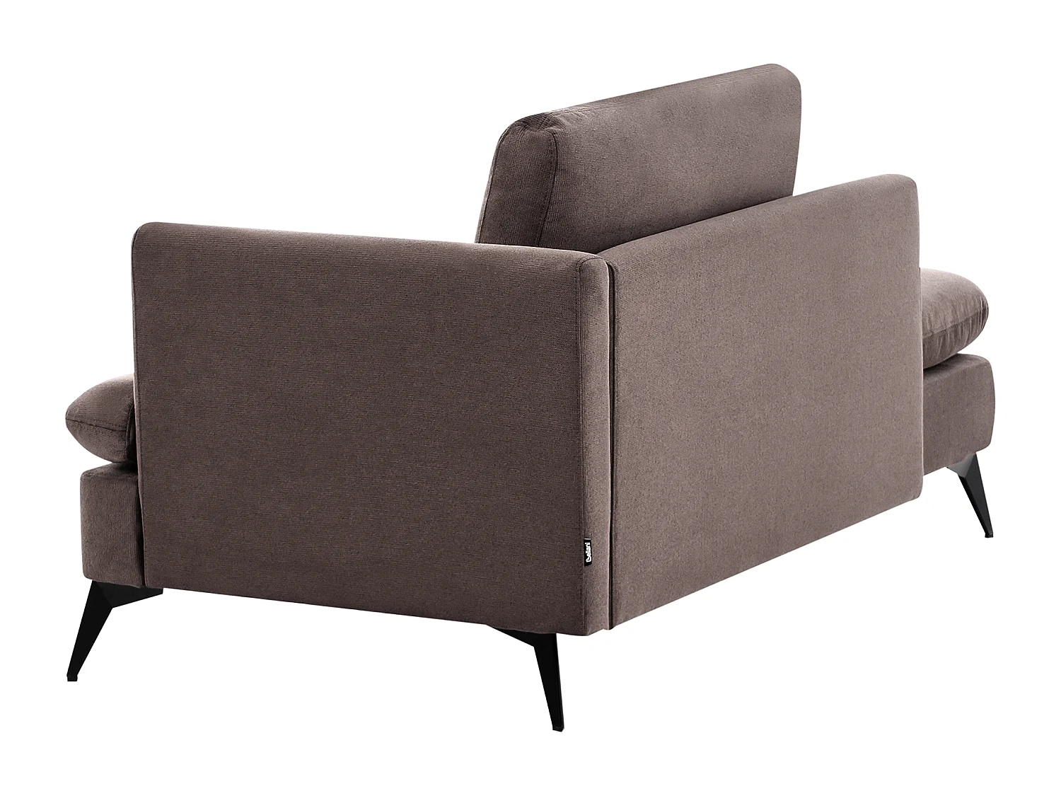 Chaiselongue Stoff braun rechtsseitig mit Kissen klassisch modern Sievoz