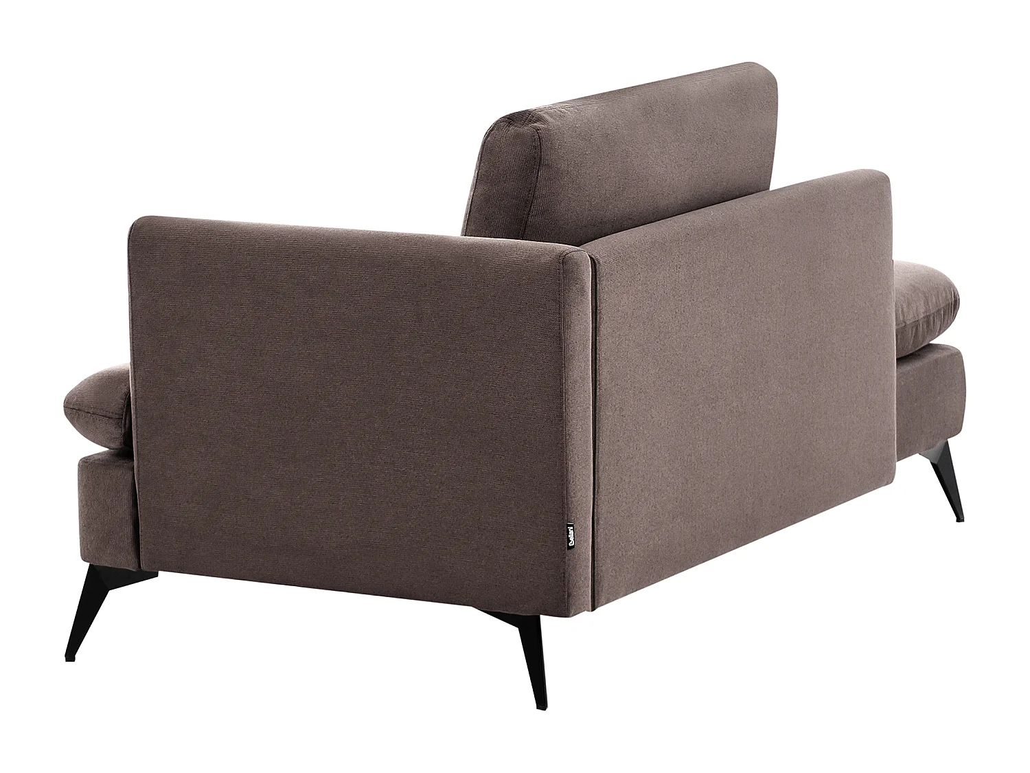Chaiselongue Stoff braun rechtsseitig mit Kissen klassisch modern Sievoz