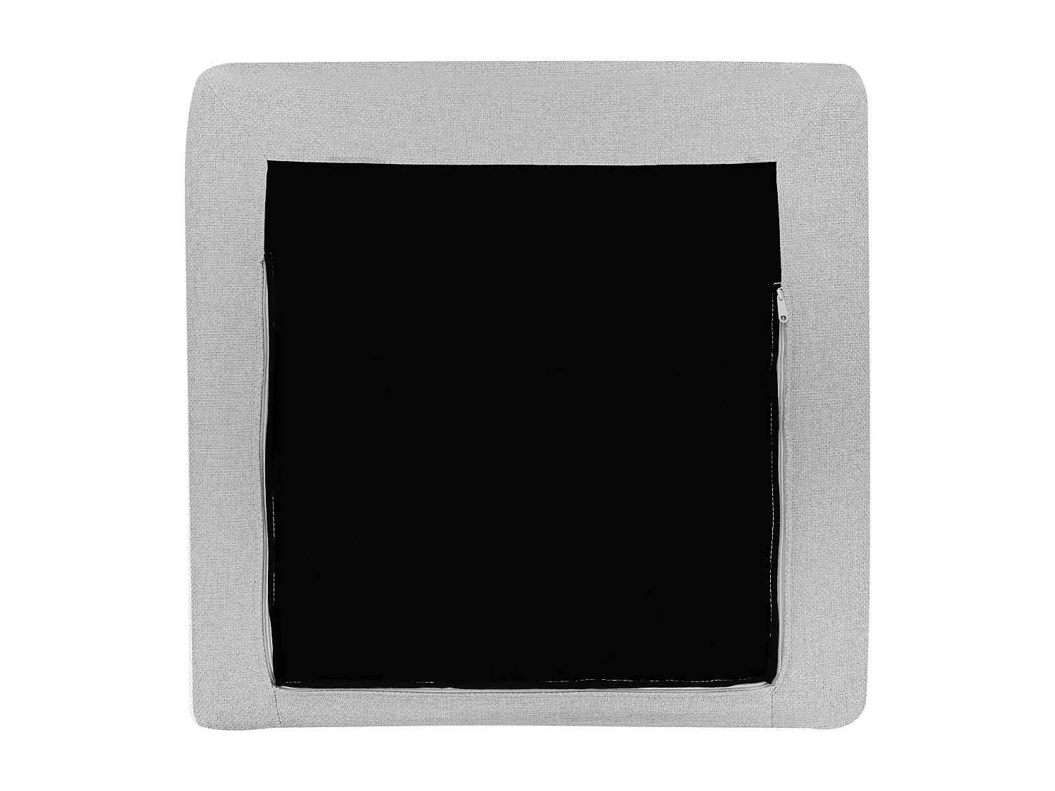 Rechtszijdige chaise longue SIEVOZ Stof Lichtgrijs