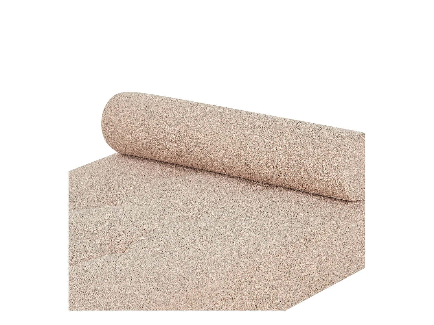 Chaise longue CHINON Bouclé Beige