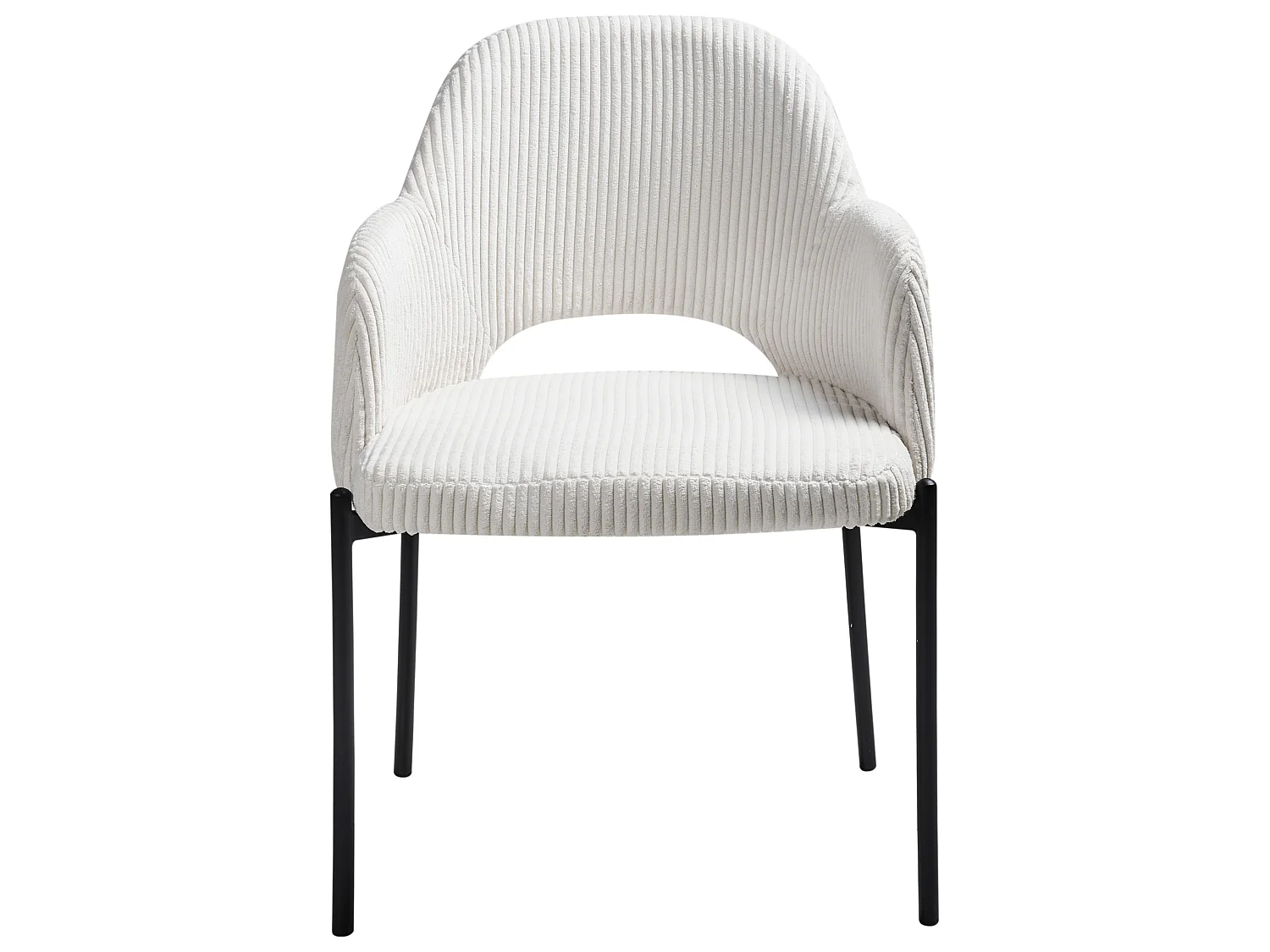 Set med 2 matstolar RATON Manchester Off-White