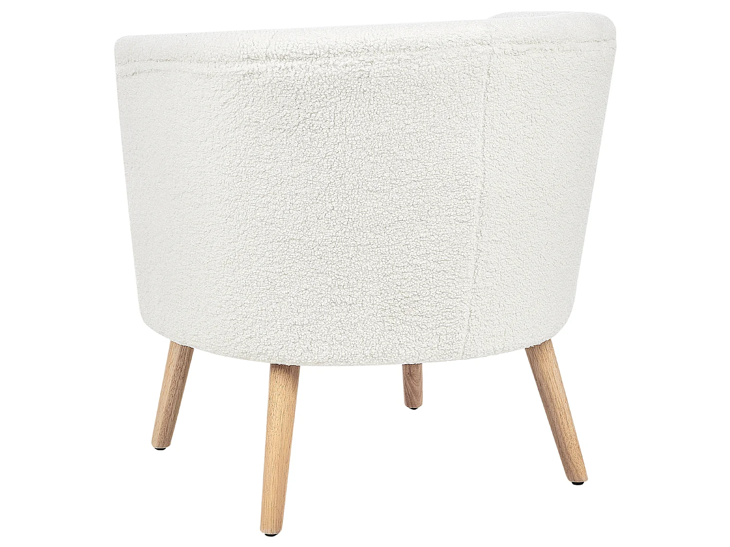 Sessel ODENZEN Bouclé Weiss