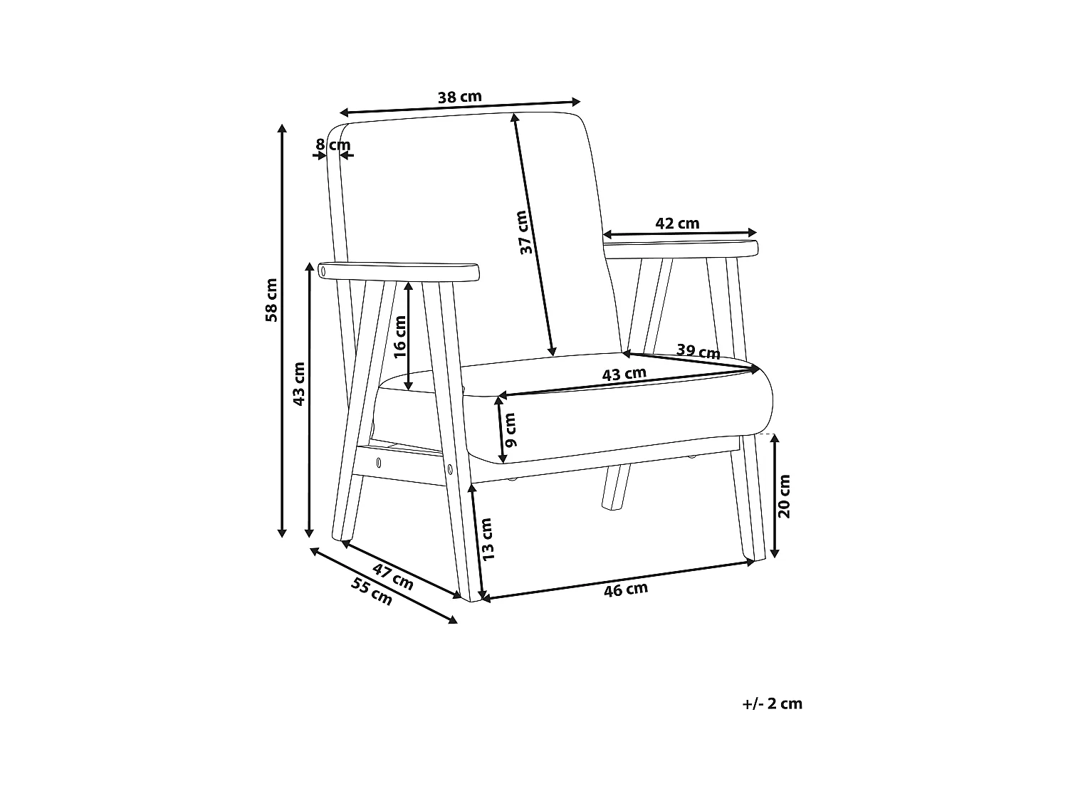 Kindersessel Bouclé pastellrosa LINDE