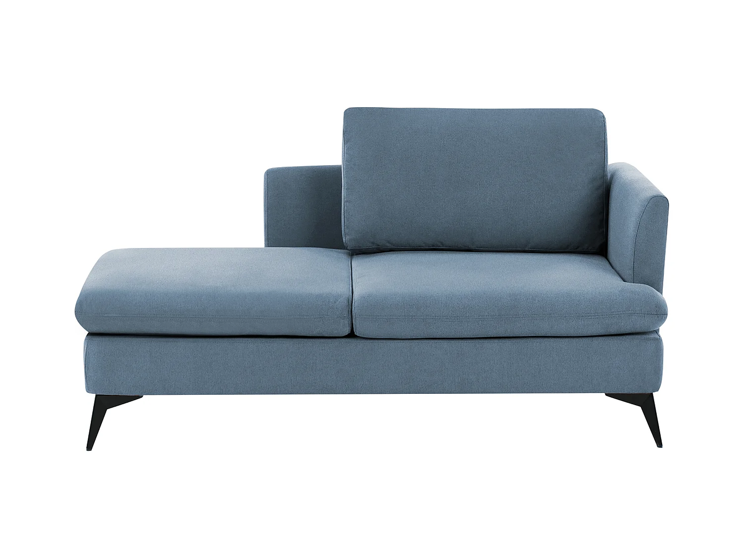 Chaise longue côté droit SIEVOZ Tissu Bleu