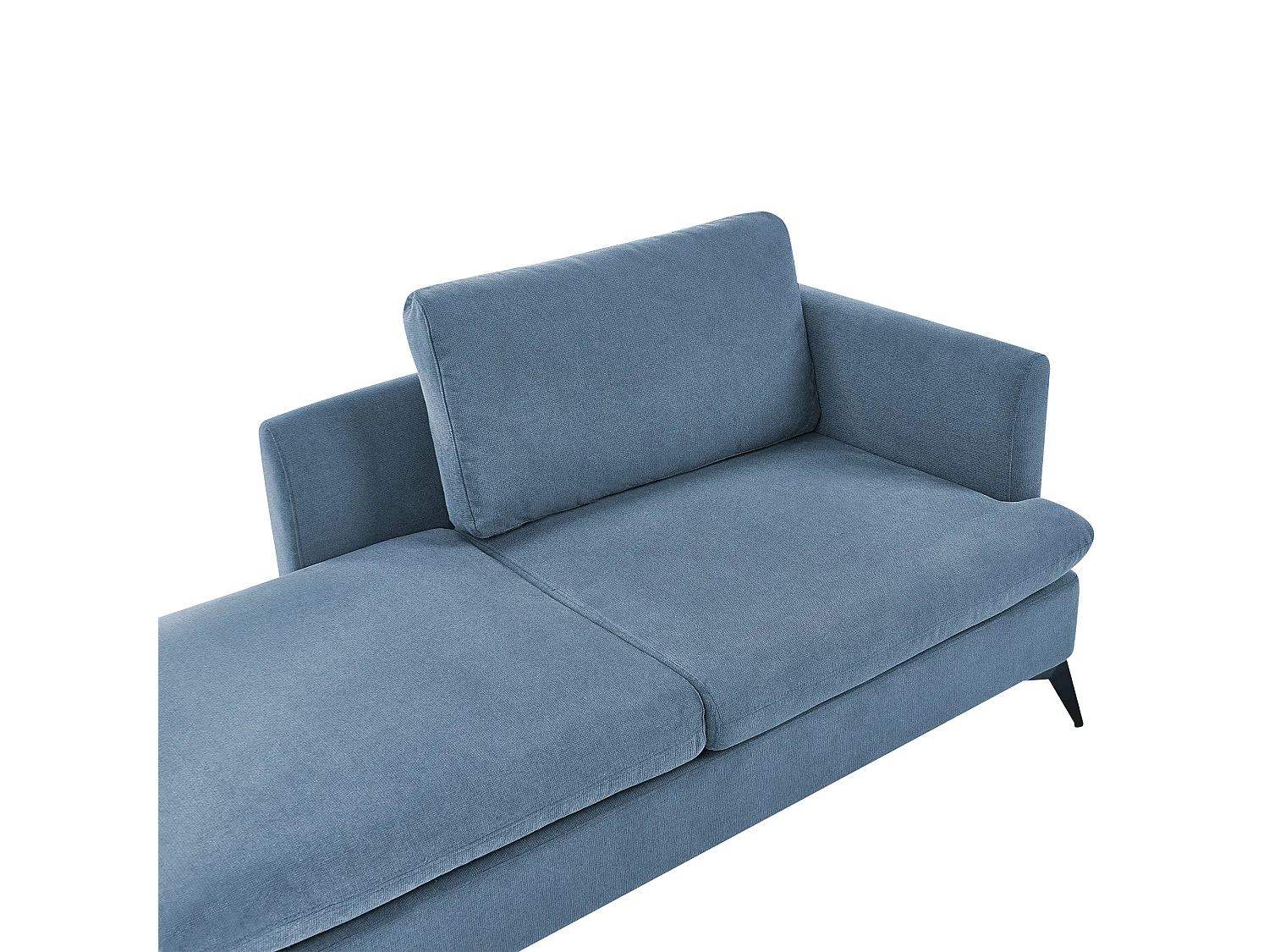 Chaise longue côté droit SIEVOZ Tissu Bleu