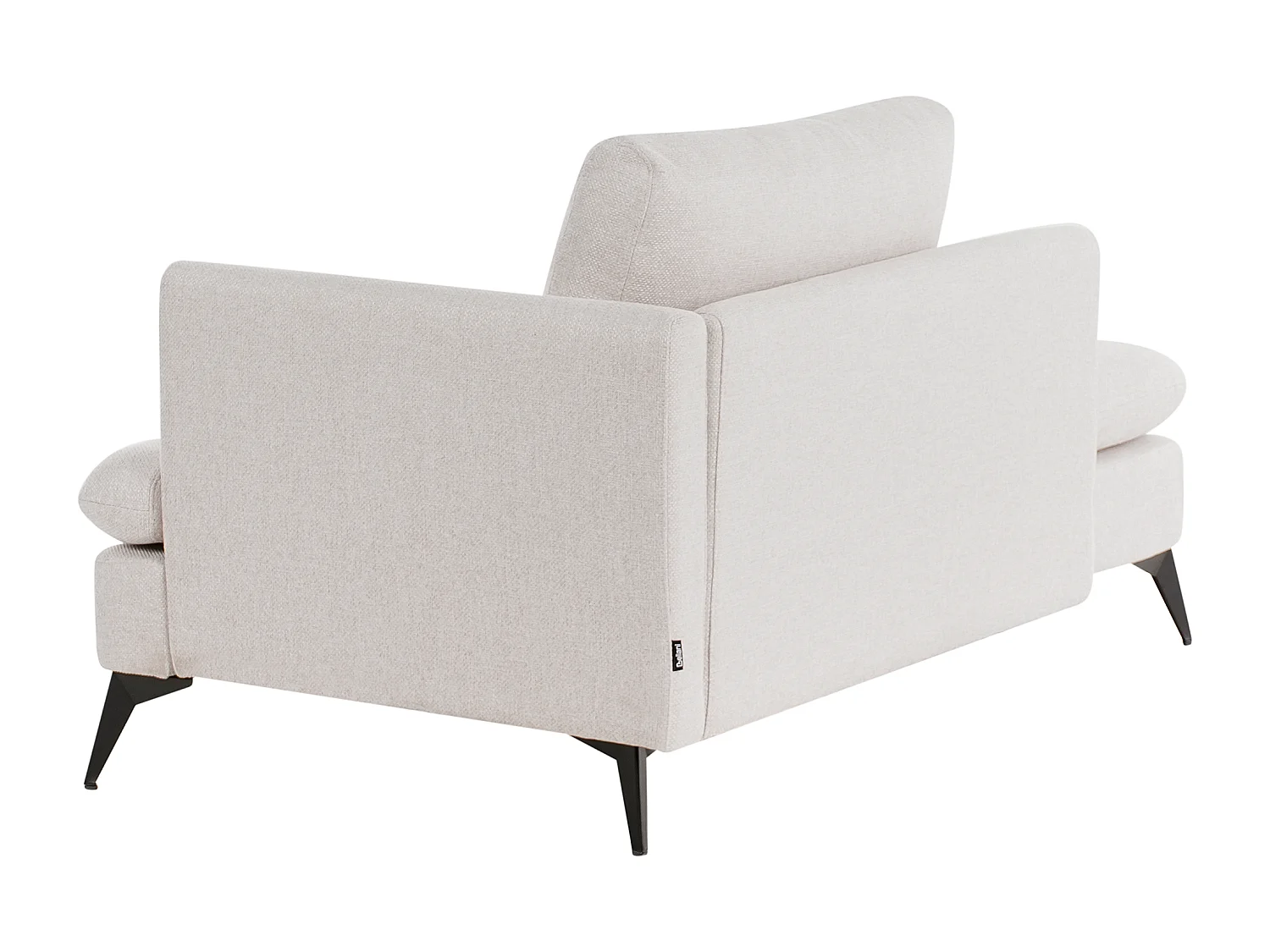 Chaise longue à direita SIEVOZ Tecido Creme claro