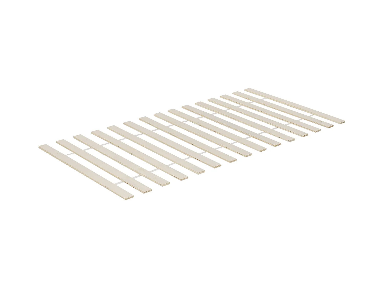 Lit avec sommier Bois de pin OLENDON 90 x 200 cm Marron clair