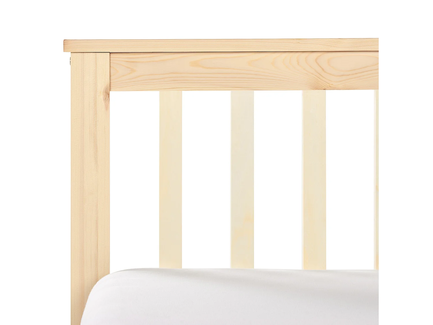 Łóżko 90 x 200 cm jasne drewno OLENDON