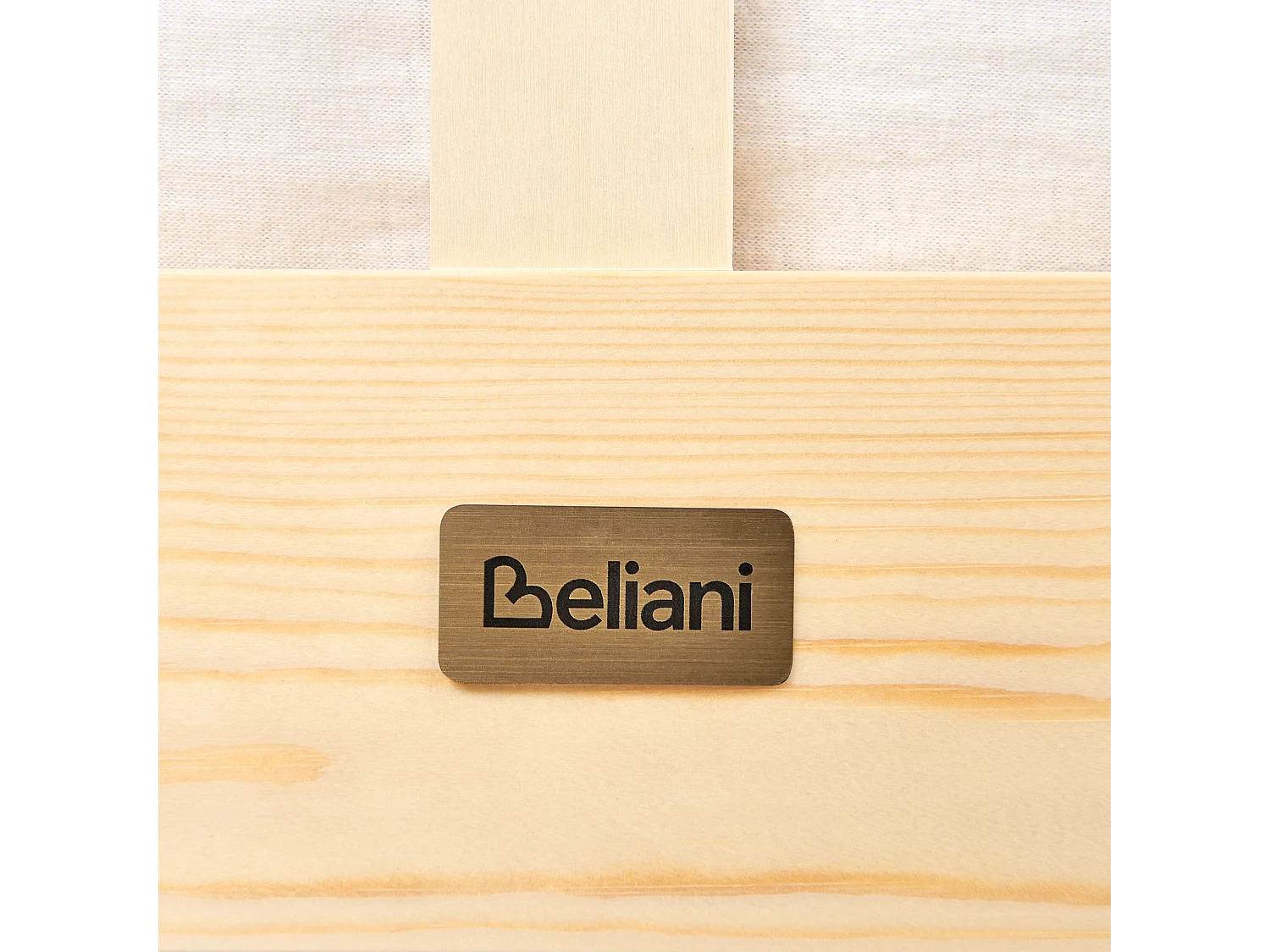 Łóżko 90 x 200 cm jasne drewno OLENDON