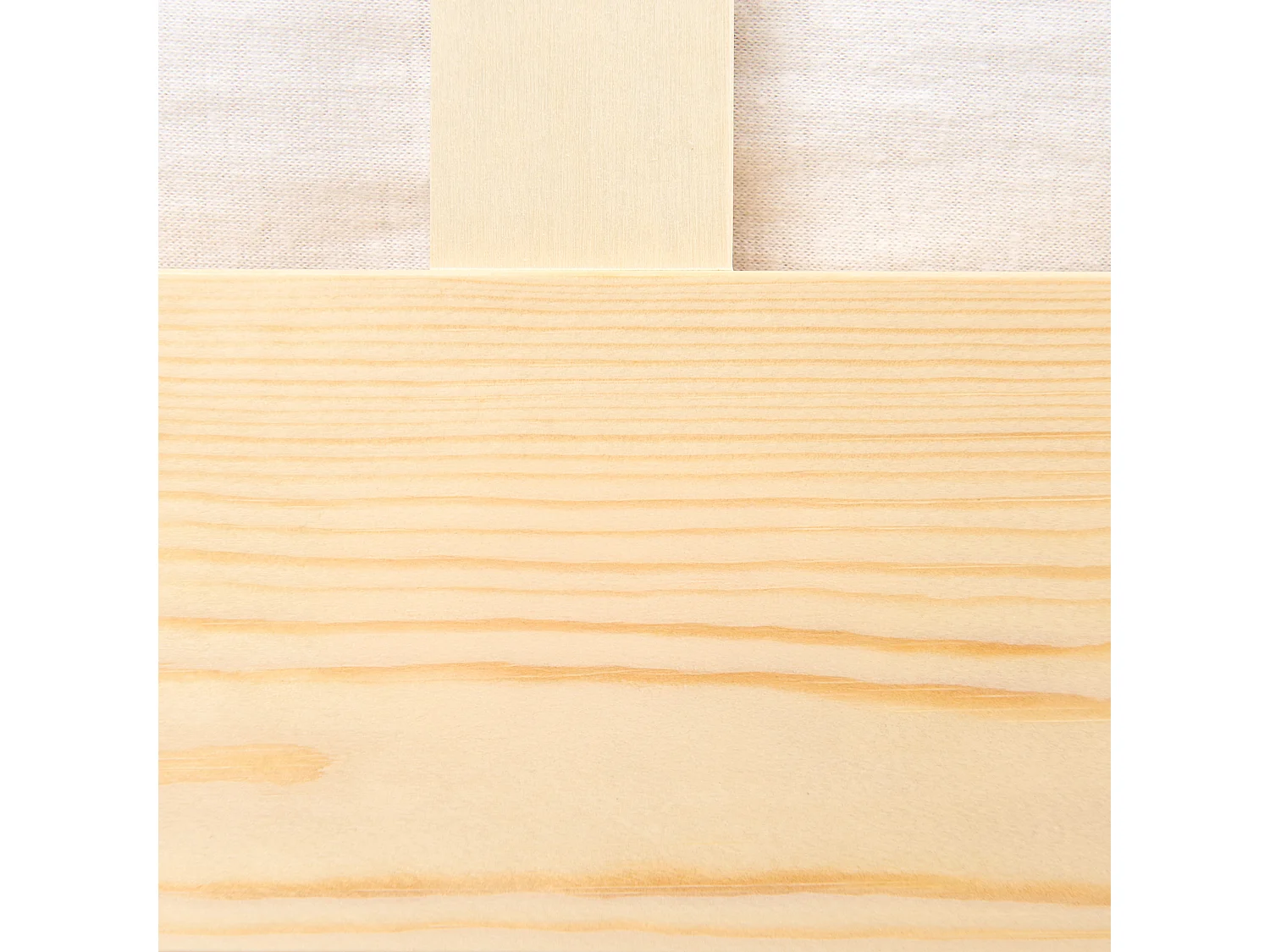 Łóżko 90 x 200 cm jasne drewno OLENDON