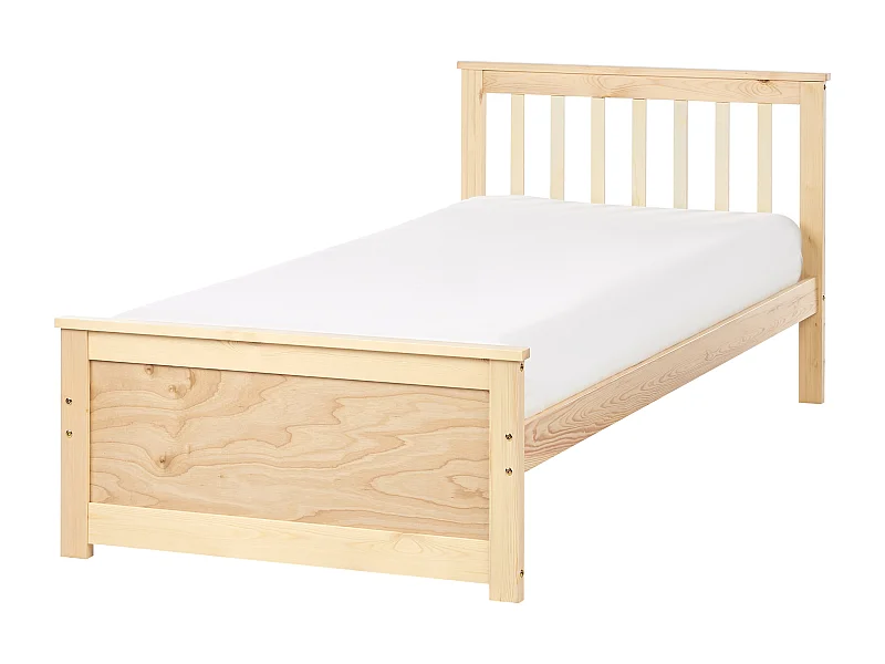 Letto legno chiaro 90 x 200 cm OLENDON