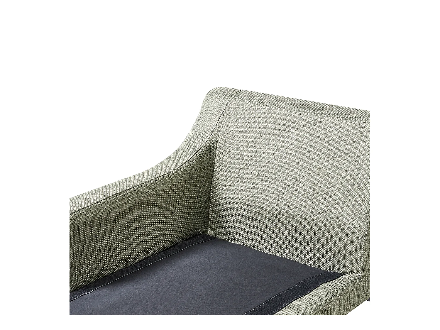 Chaise longue côté droit EWRON Tissu Vert
