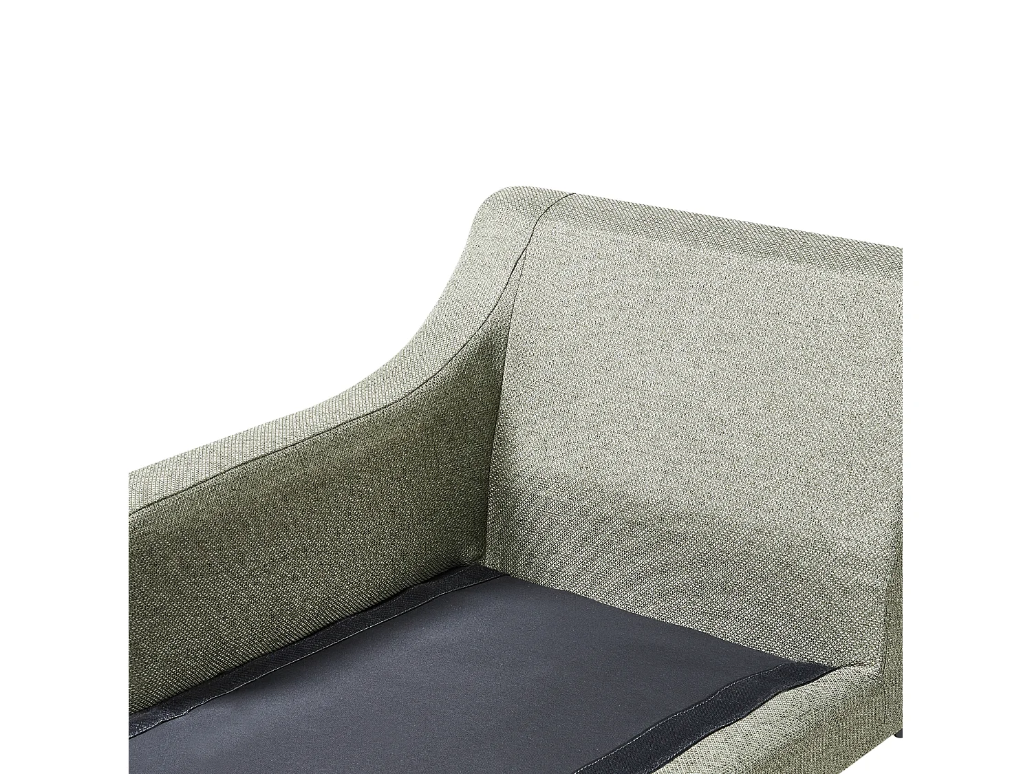 Chaise longue côté droit EWRON Tissu Vert
