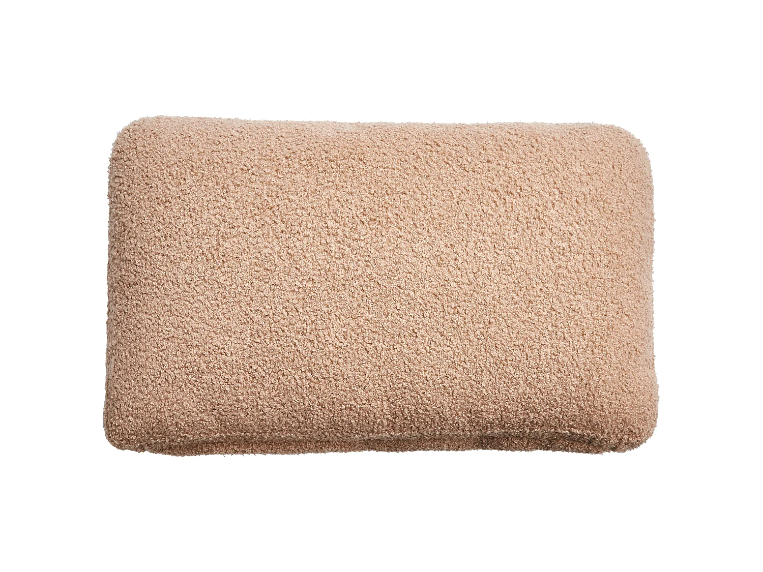 Chaise longue côté droit EWRON Bouclé Beige sable