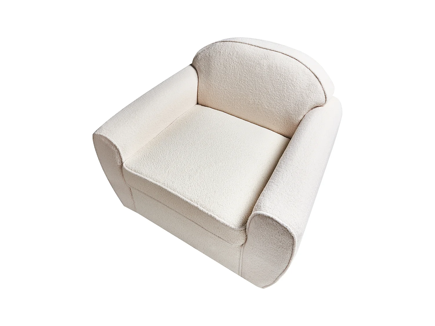 Sessel ELLEDE Bouclé Hellbeige