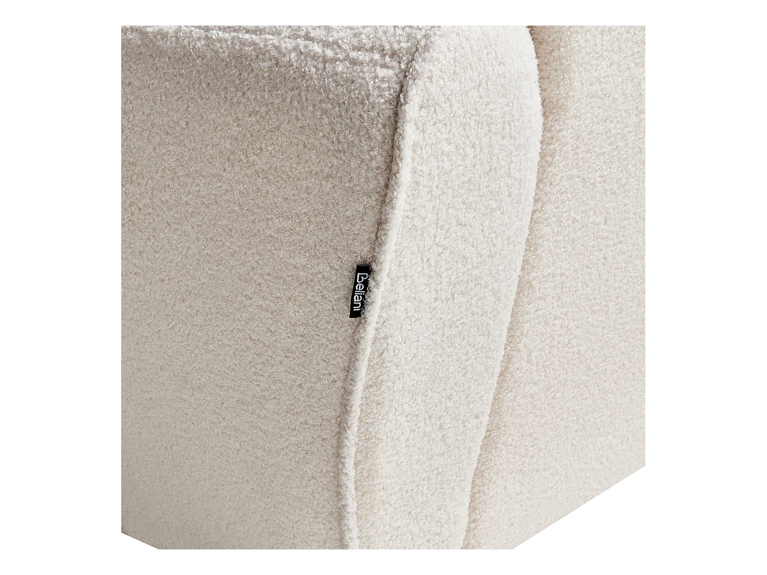 Fauteuil ELLEDE Bouclé Beige clair