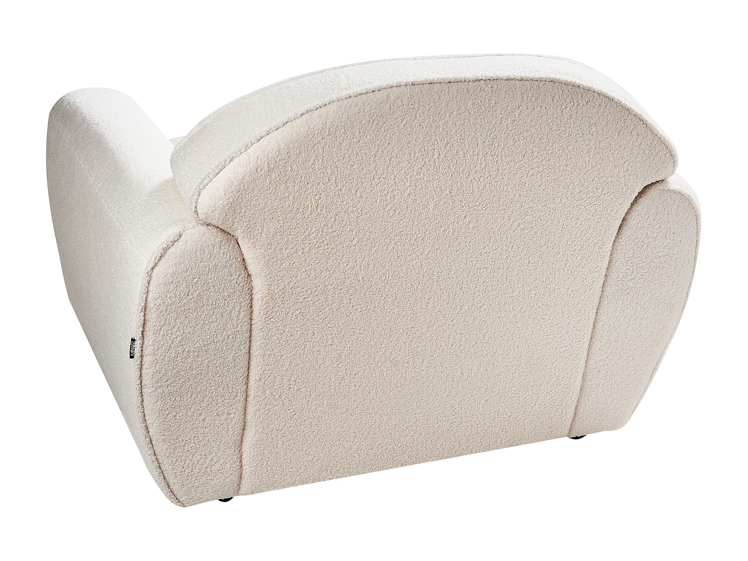 Fauteuil ELLEDE Bouclé Lichtbeige