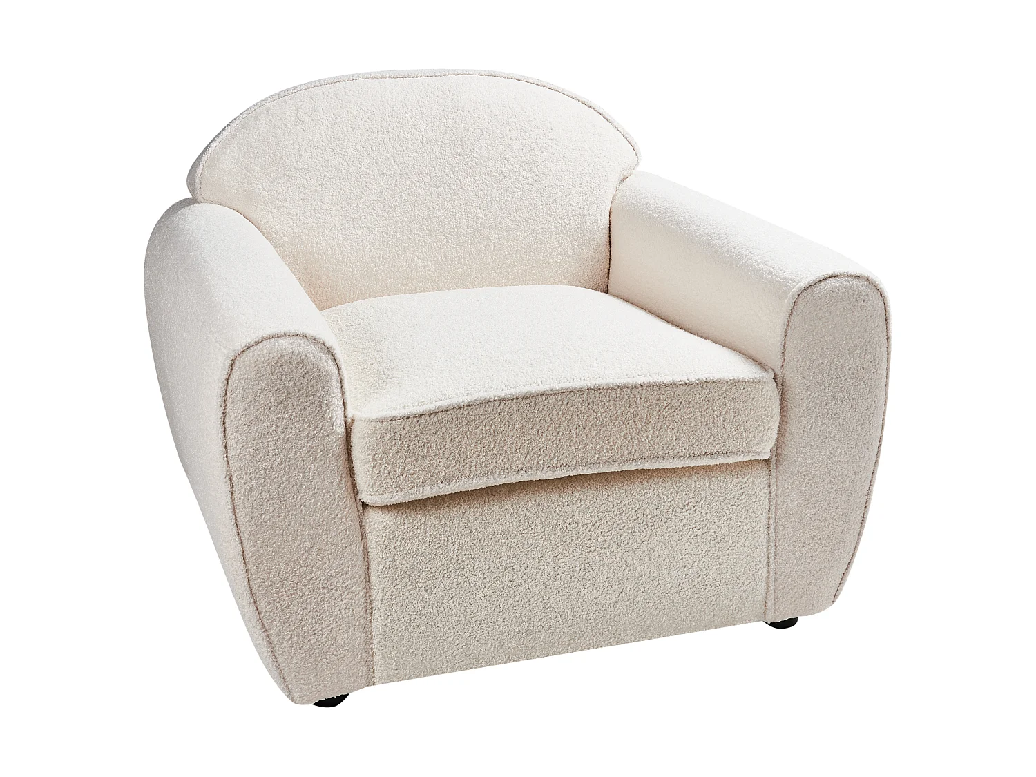 Sessel ELLEDE Bouclé Hellbeige