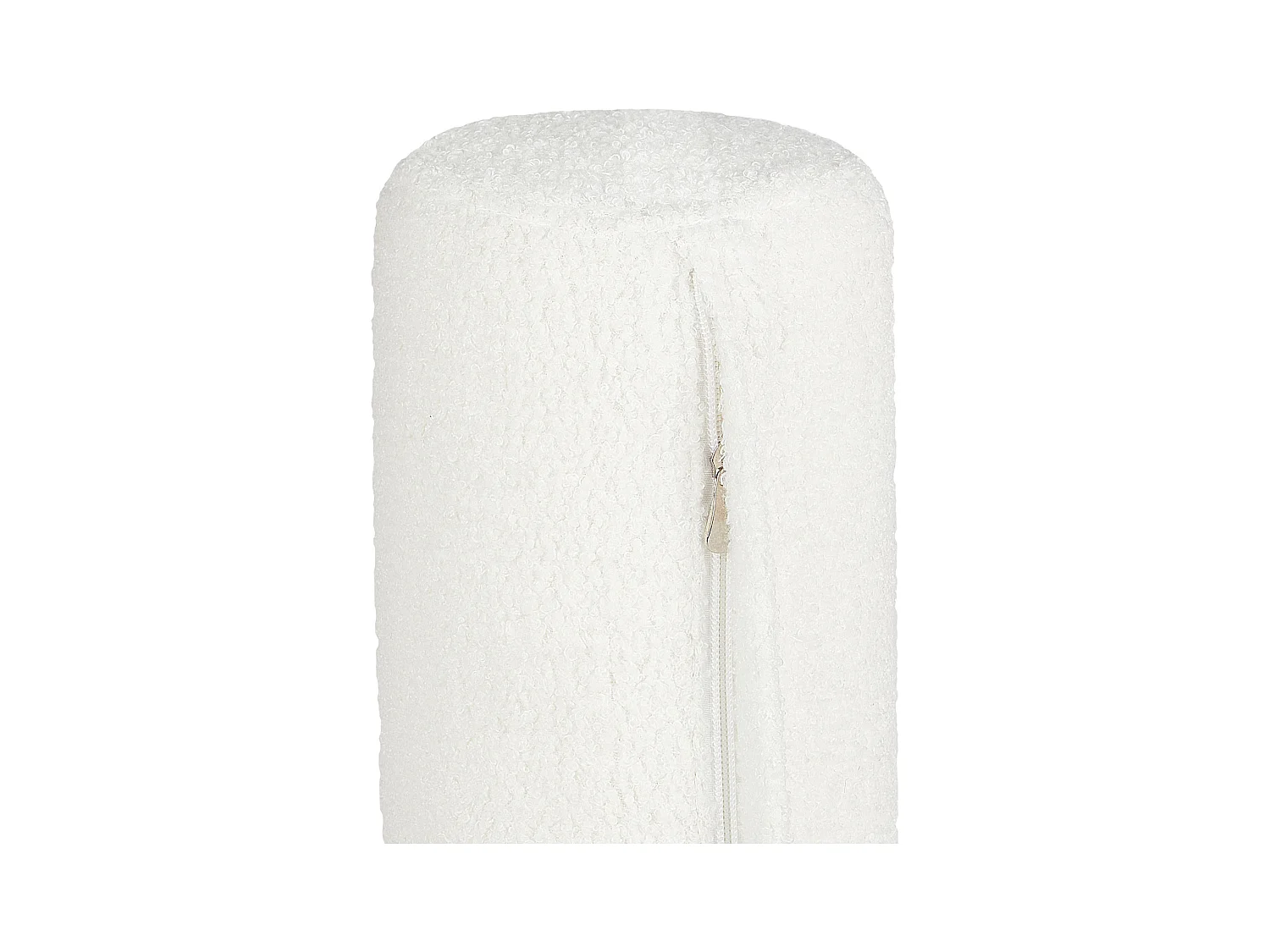 Chaise longue CHINON Bouclé Blanc